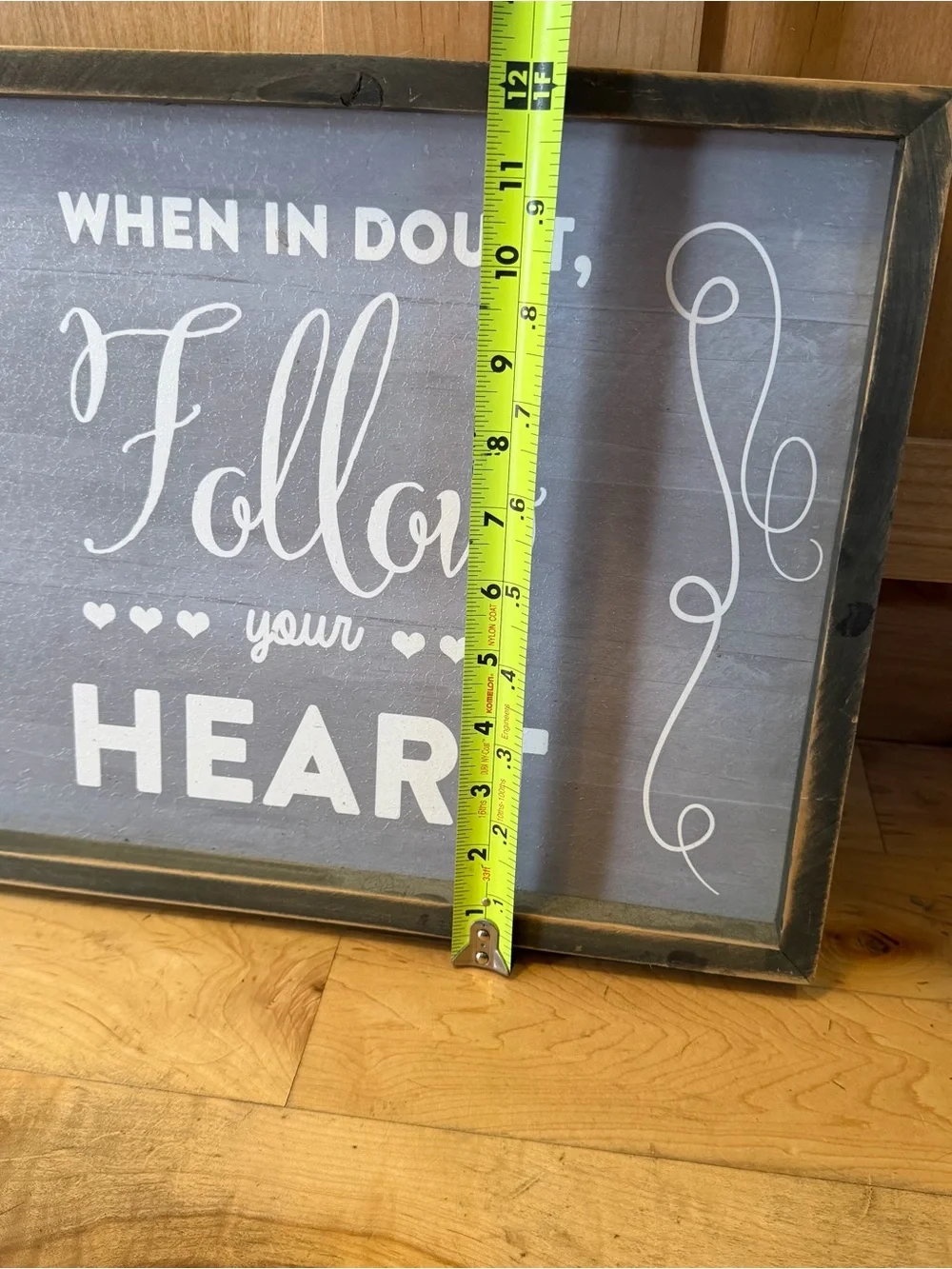 2 Gray Inspirational Wall Signs